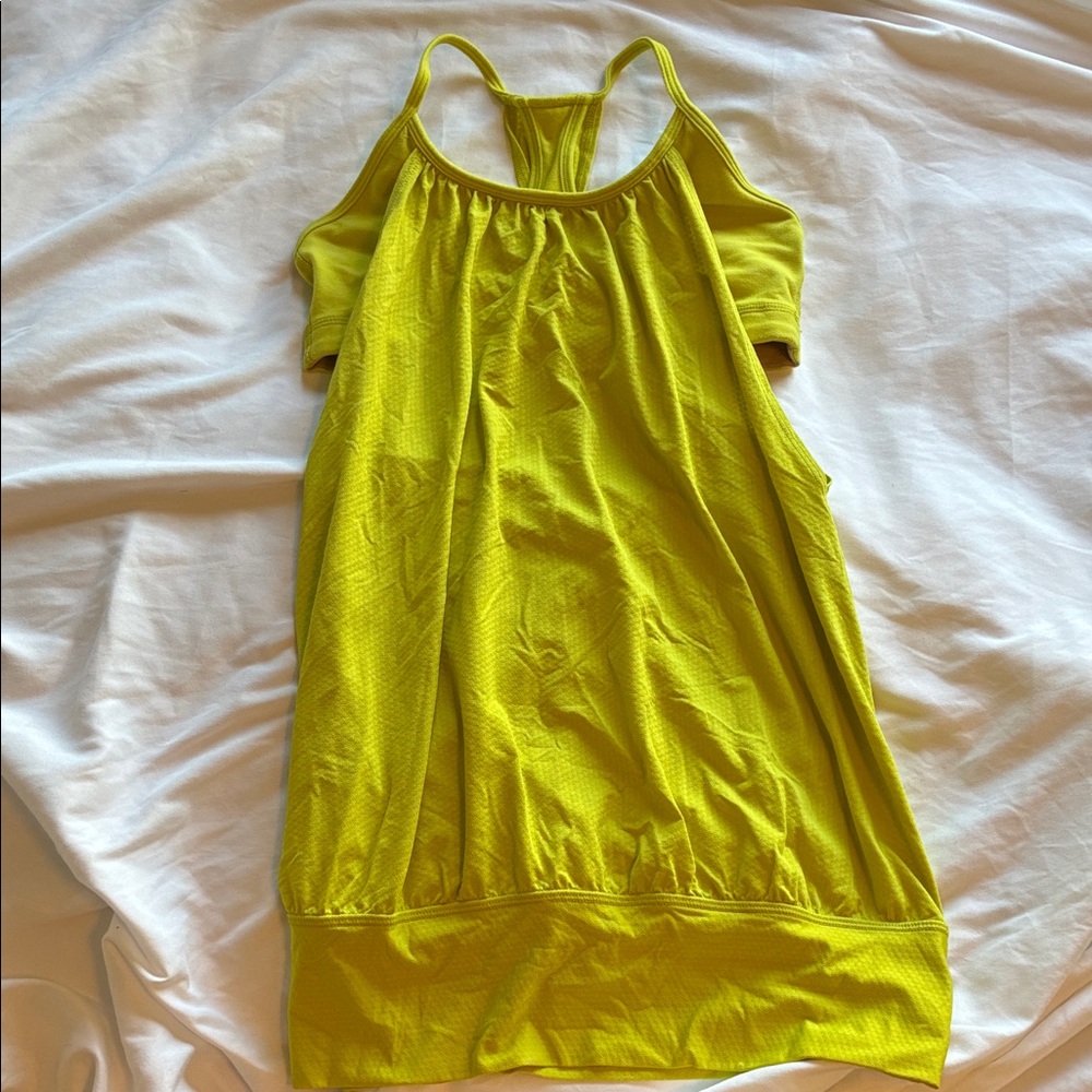 lululemon athletica Yellow Pear No Limits Tank
